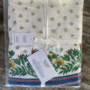 Williams Sonoma Provence Table Cloth 90 inch